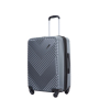 Expandable 3 Piece Luggage Sets PC Lightweight Suitcase with Two Hooks, Spinner Wheels, TSA Lock, (20/24/28), Gray